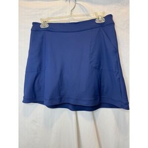 Peter Millar Golf‎ Skort Athletic UPF 50+ Sun Protection Pockets Size M navy